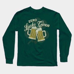 Zero Lucks Given Long Sleeve T-Shirt